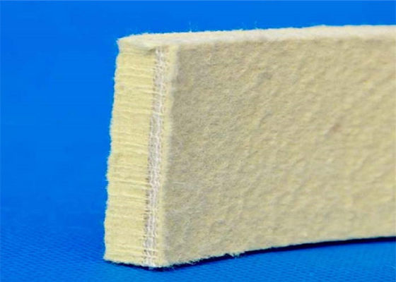 Chiny Needling Kevlar Przemysłowe podkładki filcowe Odporny na ciepło żółty kolor do chłodzenia tabeli dostawca